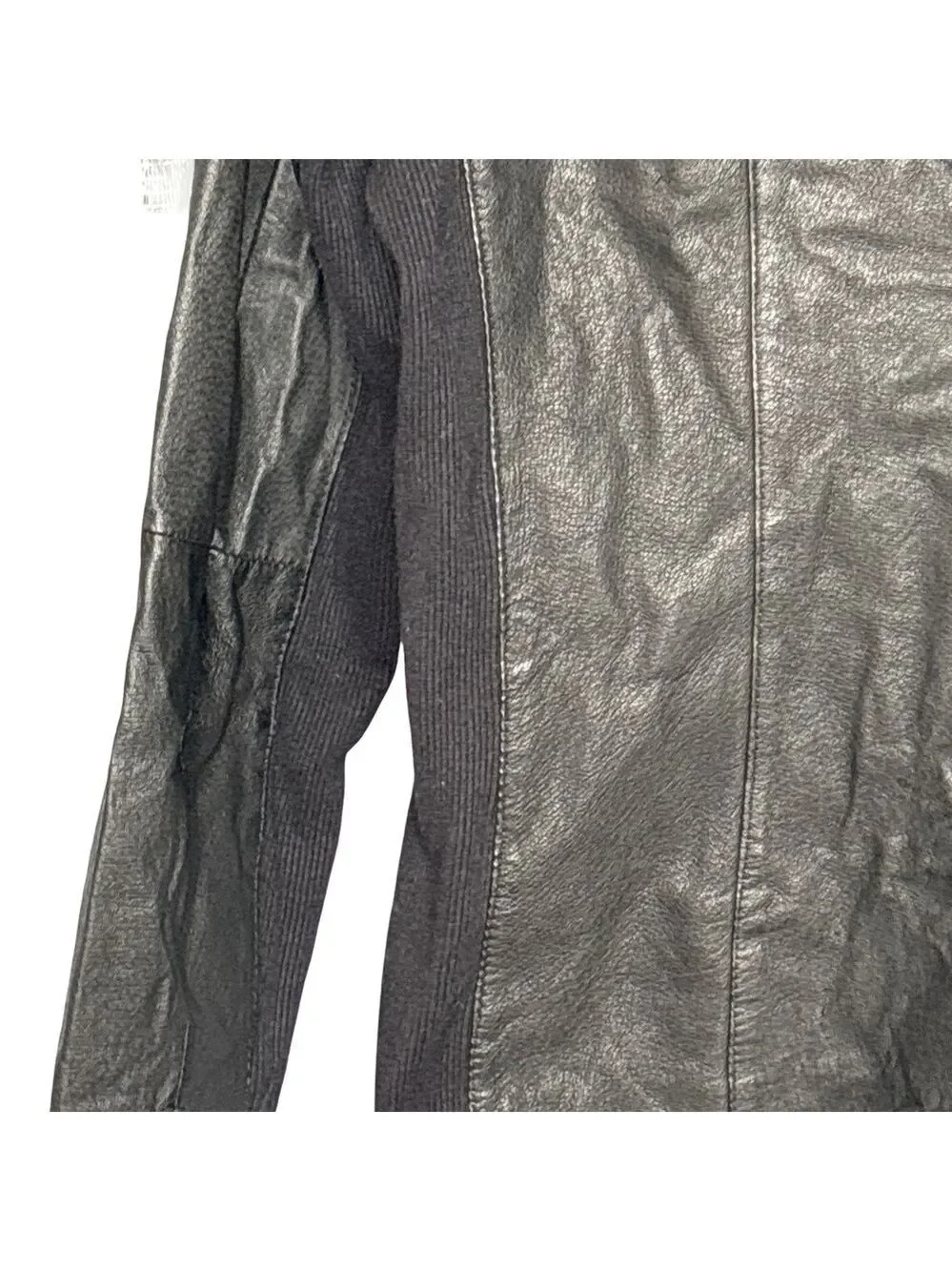 Anthropologie Cartonnier Black Leather Jacket Small